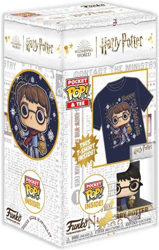 FUNKO PKT POP! & TEE: HP - HOLIDAY HARRY - L (KID).