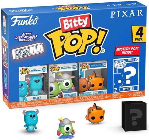 FUNKO BITTY POP: PIXAR - 4PK.