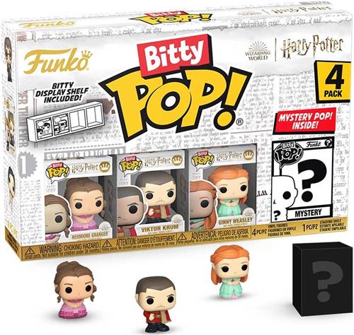 FUNKO BITTY POP: HARRY POTTER GOBLET OF FIRE - HERMIONE 4PK.
