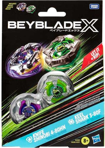BEYBLADE BBX KNIFE SHINOBI/KEEL SHARK.