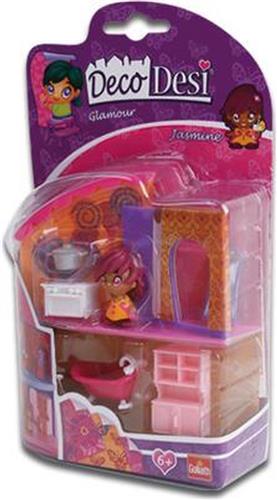 Poppenhuisje 12 cm Deco Desi design Jasmine - Goliath speelset