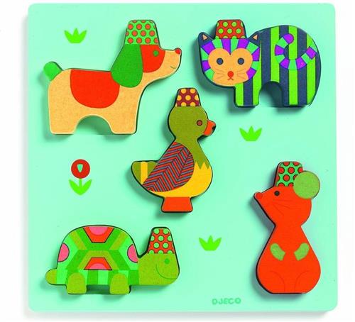 Djeco Hoedjes met stippen - 5 stukjes