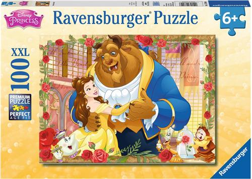 Ravensburger puzzel Disney Princess Belle & Beast - 100XXL stukjes