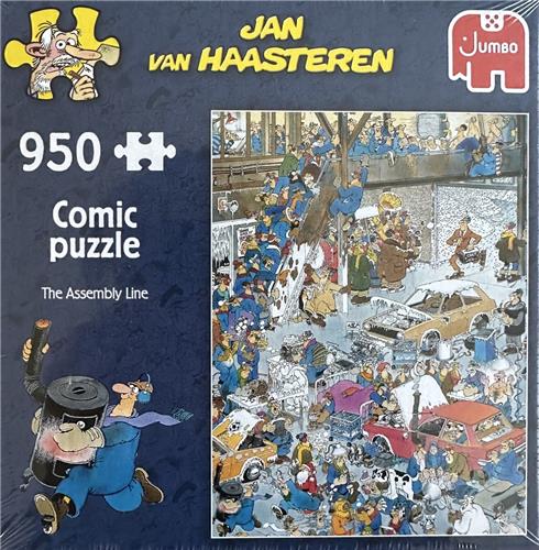 Jan van Haasteren 950 stukjes comic puzzle jumbo The Assembly line puzzel De lopende band