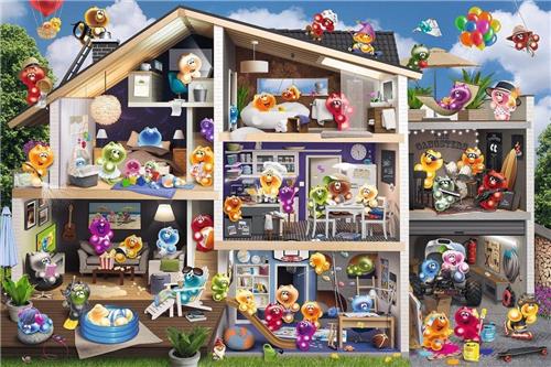 Ravensburger puzzel Gelini Dollshouse - Legpuzzel - 500 stukjes