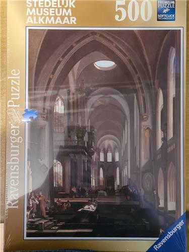 Stedelijk museum Alkmaar puzzel 500 stukjes Emanuel de Witte Kerkinterieur