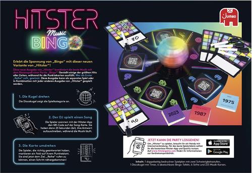 Jumbo - Hitster Bingo - Duitstalige variant