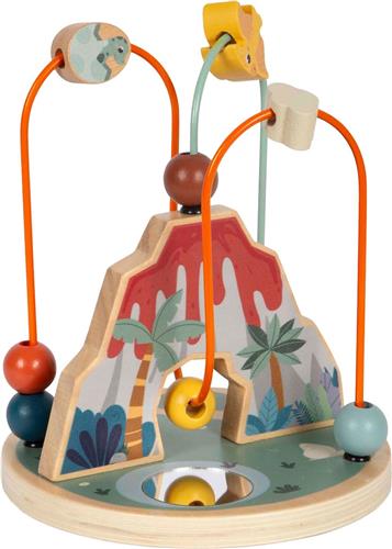 Small Foot - Houten Motoriekspiraal Vulkaan en Dino