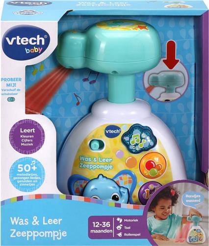 VTech Was & Leer Zeeppompje - Educatief & Interactief Speelgoed - Licht & Geluidseffecten - 1 tot 3 jaar