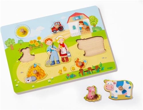 HABA Inlegpuzzel Op de boerderij