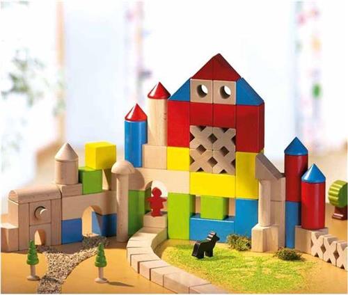 Haba Blokken Blokken modern Gekleurde blokken - 30 blokken