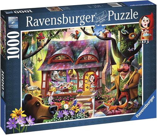 Ravensburger Puzzel Roodkapje en de Wolf legpuzzel - 1000 stukjes
