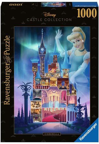 Disney Castles Cinderella Legpuzzel, 1000st.