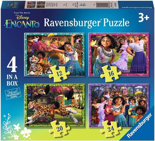 Ravensburger Disney The Lion King 4in1box puzzel - 12+16+20+24 stukjes - kinderpuzzel