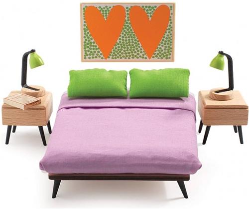 Djeco - Poppenhuis Slaapkamer | The Parents Bedroom