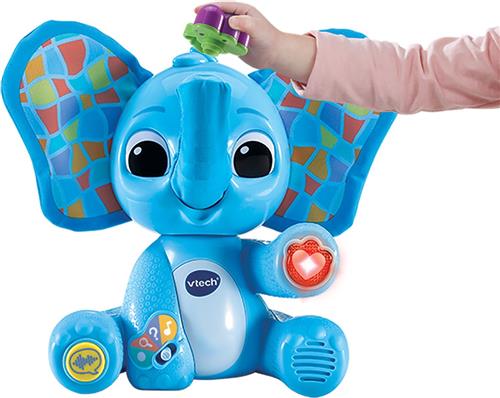 VTech Dierenvriendjes Kiekeboe Snuffelolifant - Cadeau - Interactief Speelgoed - 18 Maanden tot 2 Jaar