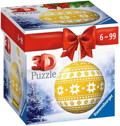 Ravensburger Kerstbal Kerstboom - 3D puzzel - puzzelbal - 54 stukjes