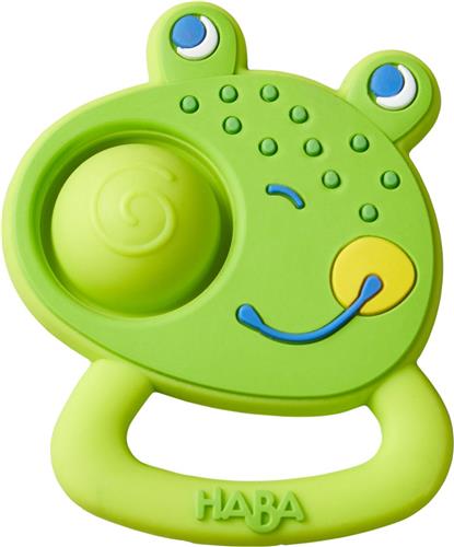 Haba Rammelaar Plopkikker Junior 8 X 6,5 Cm Siliconen Groen