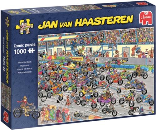 Jumbo - Jan van Haasteren - Motorcycle Racing - 1000 stukjes - Puzzel