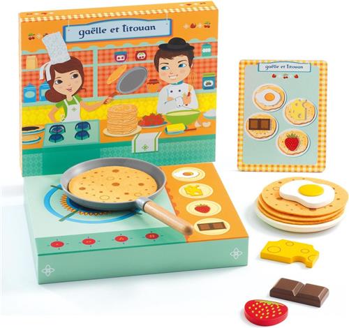 Djeco DJ06530 Pannenkoeken kraampje | Speelgoed Eten