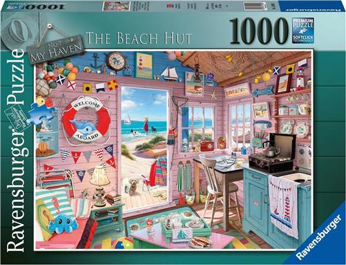 Ravensburger puzzel Het strandhuis - Legpuzzel - 1000 stukjes
