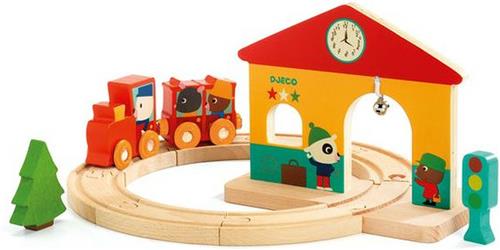 Djeco - Djeco Minitrain Manipulatiespel
