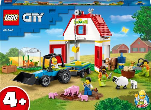 LEGO City Farm Schuur en boerderijdieren - 60346