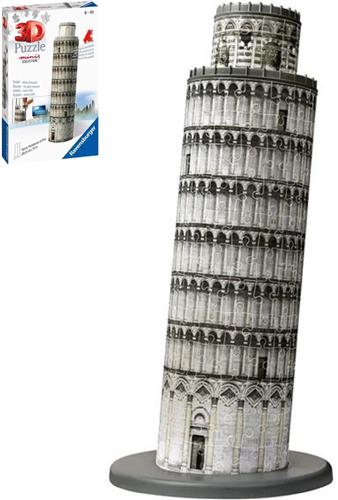 Ravensburger 3D Puzzel Minis Collection Toren Van Pizza 20,4 cm - 60 Delig