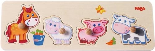 Haba Houten Puzzel Jongen Op De Boerderij 5-delig