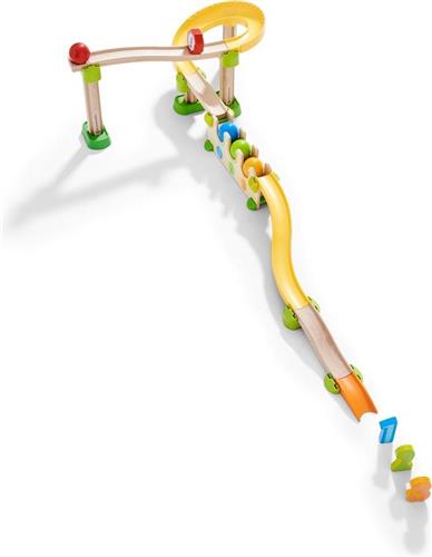 HABA Kullerbü Knikkerbaan - Basisdoos - Knikkerbaan Getallen- en kleurenrally