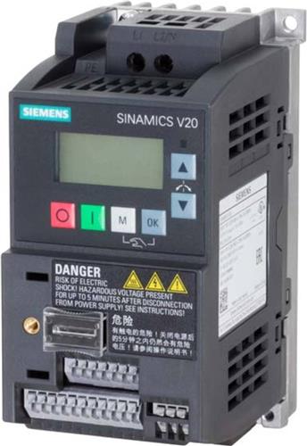 Siemens Frequentieregelaar 6SL3210-5BB13-7UV1 0.37 kW 200 V, 240 V