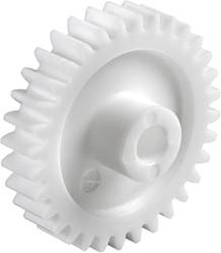 Reely Polyacetaal Recht tandwiel Soort module: 0.5 Boordiameter: 6 mm Aantal tanden: 100