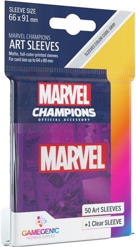 Board Game Sleeves 'Marvel Champions: Marvel Purple' 66 x 91 mm (51ST) - Accessoires