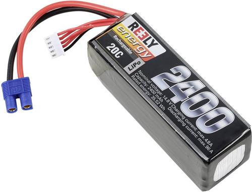 Reely LiPo accupack 14.8 V 2400 mAh Aantal cellen: 4 20 C Softcase EC3