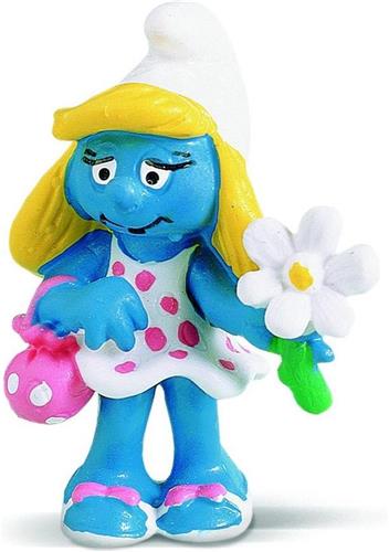 Schleich smurfin met bloementuil 20421