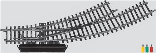 H0 Märklin K-rails (zonder ballastbed) 2268 Gebogen wissel, Links 2 stuk(s)