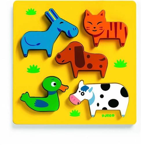 Djeco Als kat en hond - 5 stukjes