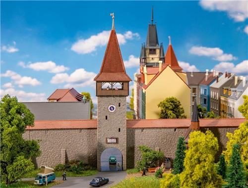Faller - 1:160 Oude Stadstoren Met Muur (3/22) *fa232171 - modelbouwsets, hobbybouwspeelgoed voor kinderen, modelverf en accessoires