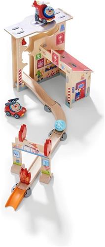 Haba Kullerbü Knikkerbaan En Speelset Brandweerkazerne 17-delig