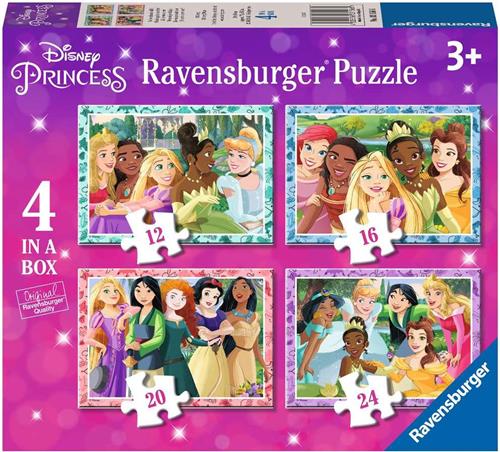 Ravensburger puzzel Disney Princess: Wees wie je wilt zijn - Legpuzzel - 12, 16, 20, 24 stukjes