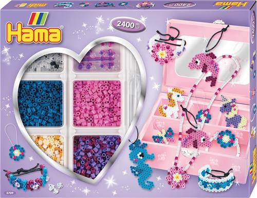 Hama Strijkkralen Sieraden Maken Set 2400 Stuks