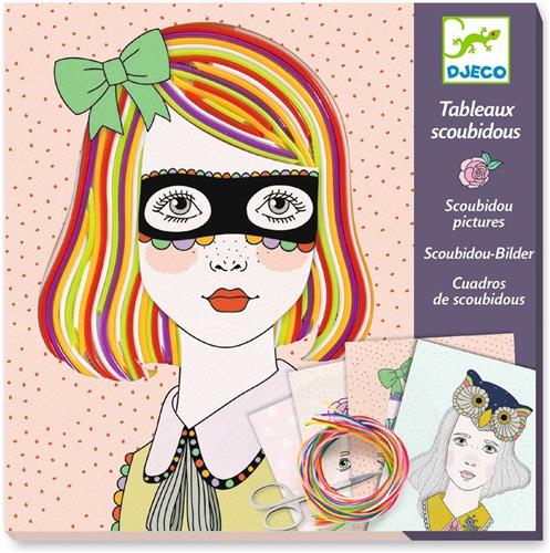 Djeco plakken Vibrant hairdos