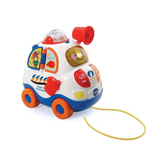 VTech Baby Toet Toet Politieauto - Educatief Babyspeelgoed - Interactieve Speelgoed Auto - met Geluid