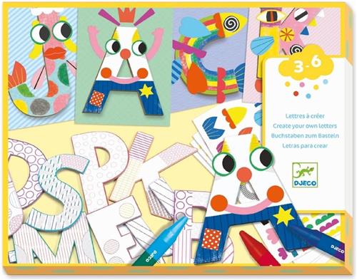 Djeco kleuren A world to create, letters