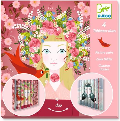 Djeco creatief papier Lovely queens