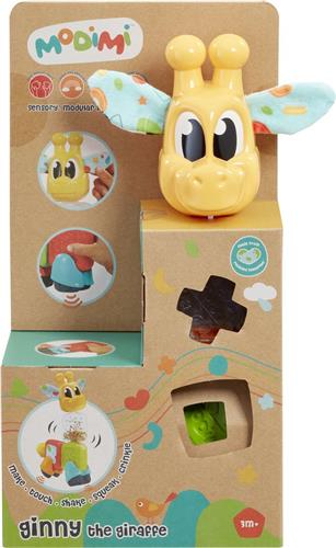 Modimi Giraf - Speelfiguur - Educatief Baby Speelgoed Voor Kinderen Vanaf 3 Maanden