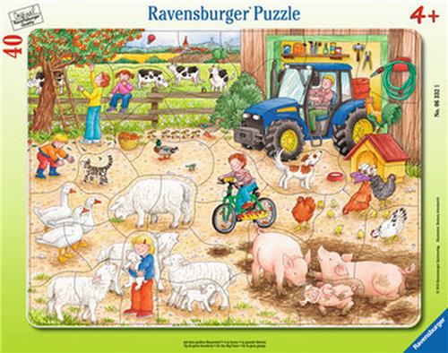 Ravensburger 4005556063321 Contourpuzzel 40 stuk(s) Dieren