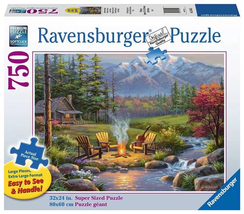 Ravensburger 164455 - Riverside Livingroom Legpuzzel 750 XXL stukjes