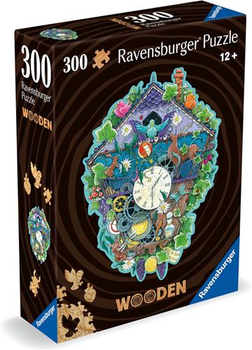 Ravensburger houten puzzel Cuckoo Clock - Legpuzzel - 300 stukjes