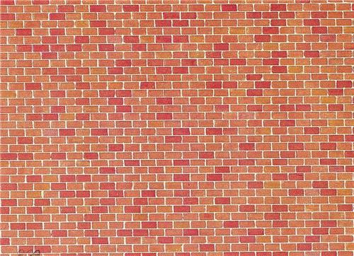 Faller - Muurplaat, Baksteen - modelbouwsets, hobbybouwspeelgoed voor kinderen, modelverf en accessoires